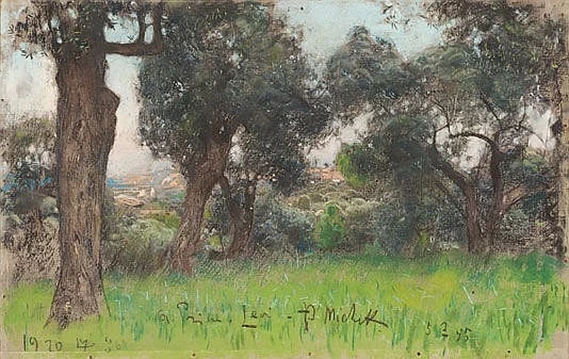 Francesco Paolo Michetti - 216, Un bosco, 1895
